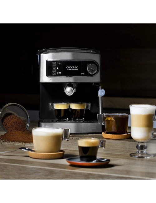 Cecotec Power Espresso 20 Cafetera, Inoxidable, depósito