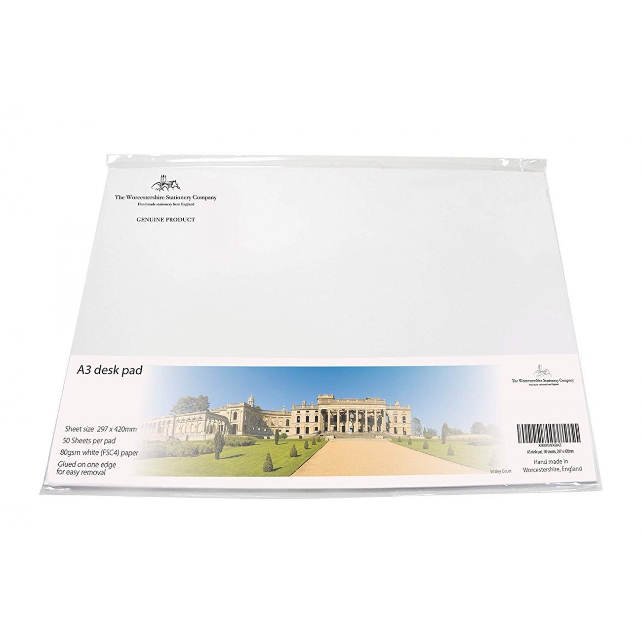 Worcestershire papelería empresa A3 Desk Pad, 50 hojas por