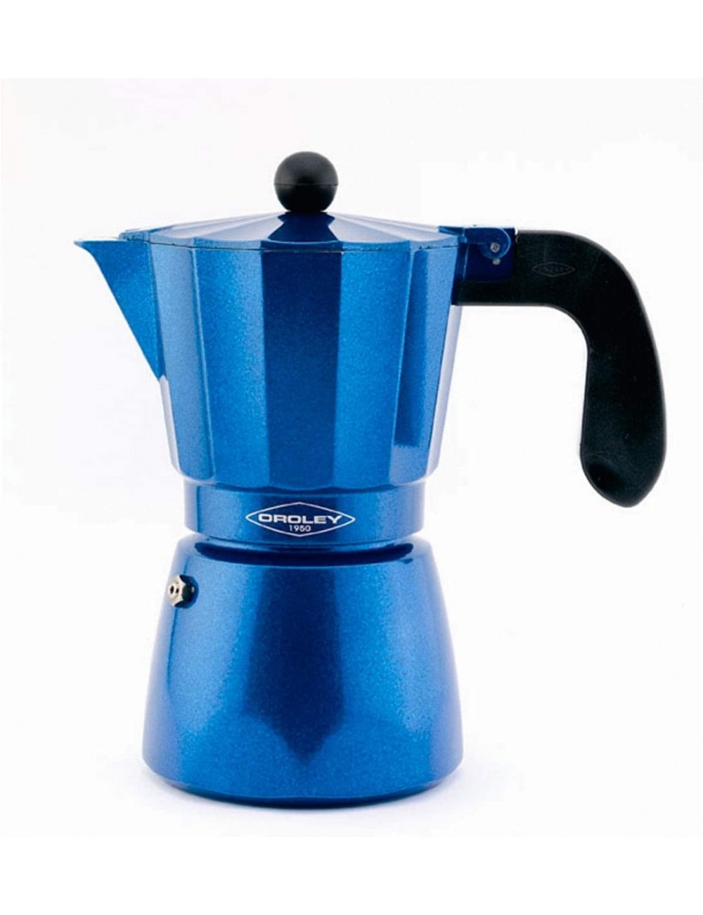Oroley - Cafetera Italiana Inducción Blue Induction para Todo tipo de  Cocinas, 12 Tazas